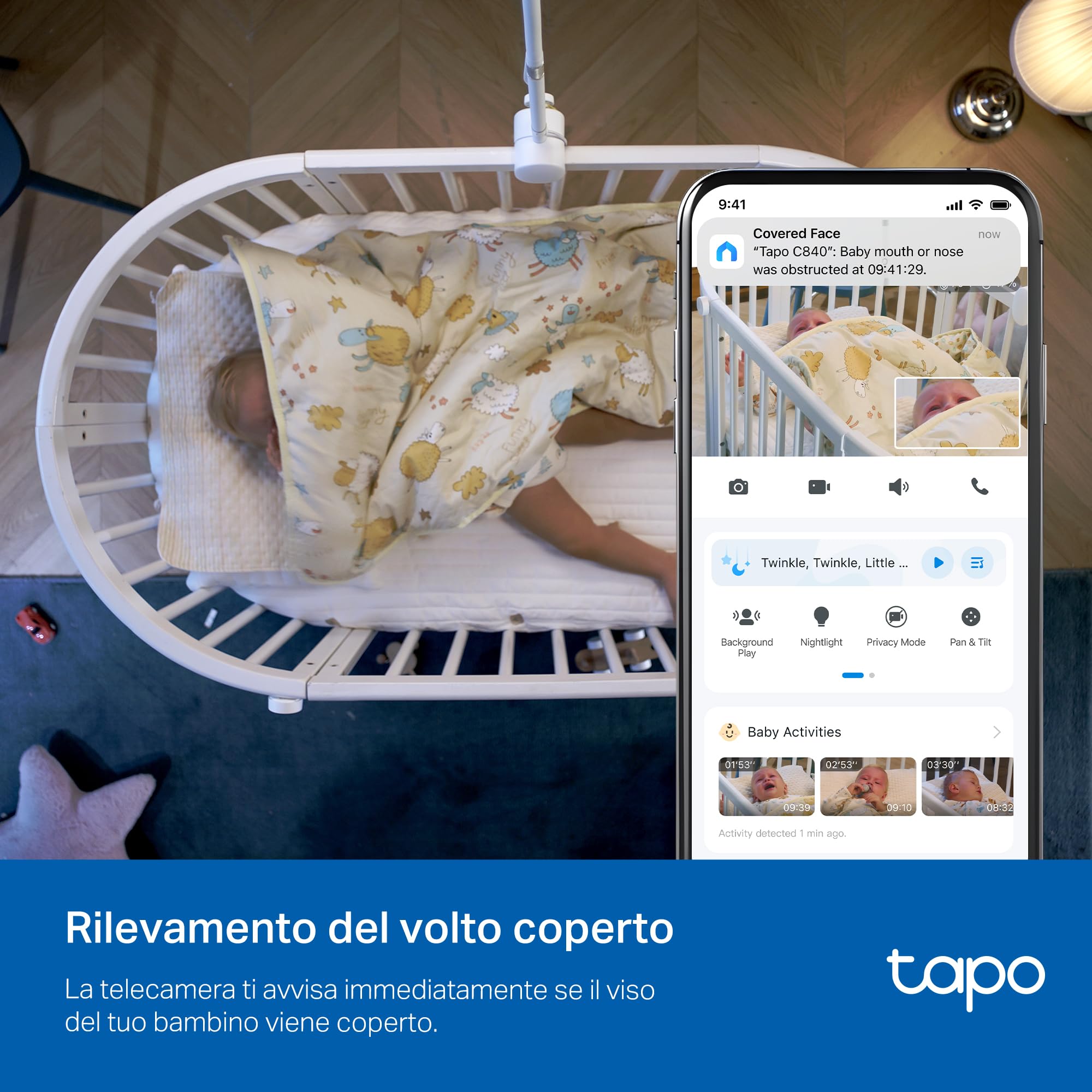 Tapo C840 telecamera wifi nero doppia lente 4MP