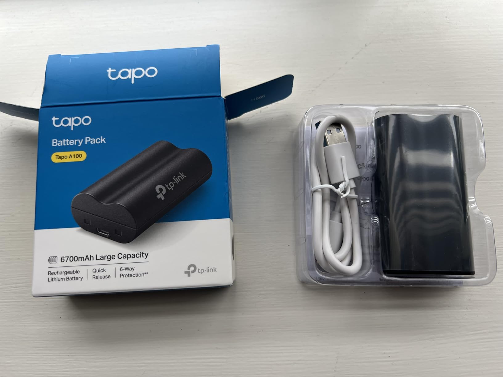 Tapo A100 Batteria Ricaricabile 6700mAh Ioni Litio