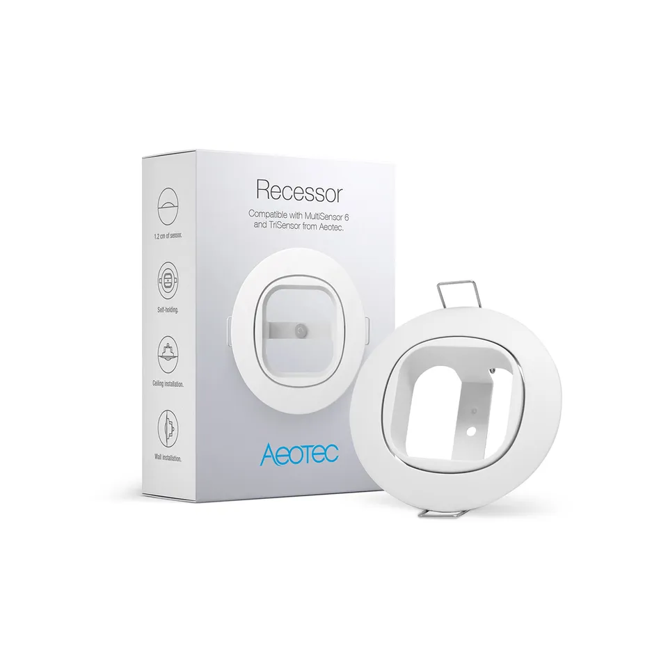 Aeotec Recessor supporto da incasso a soffitto per MultiSensor