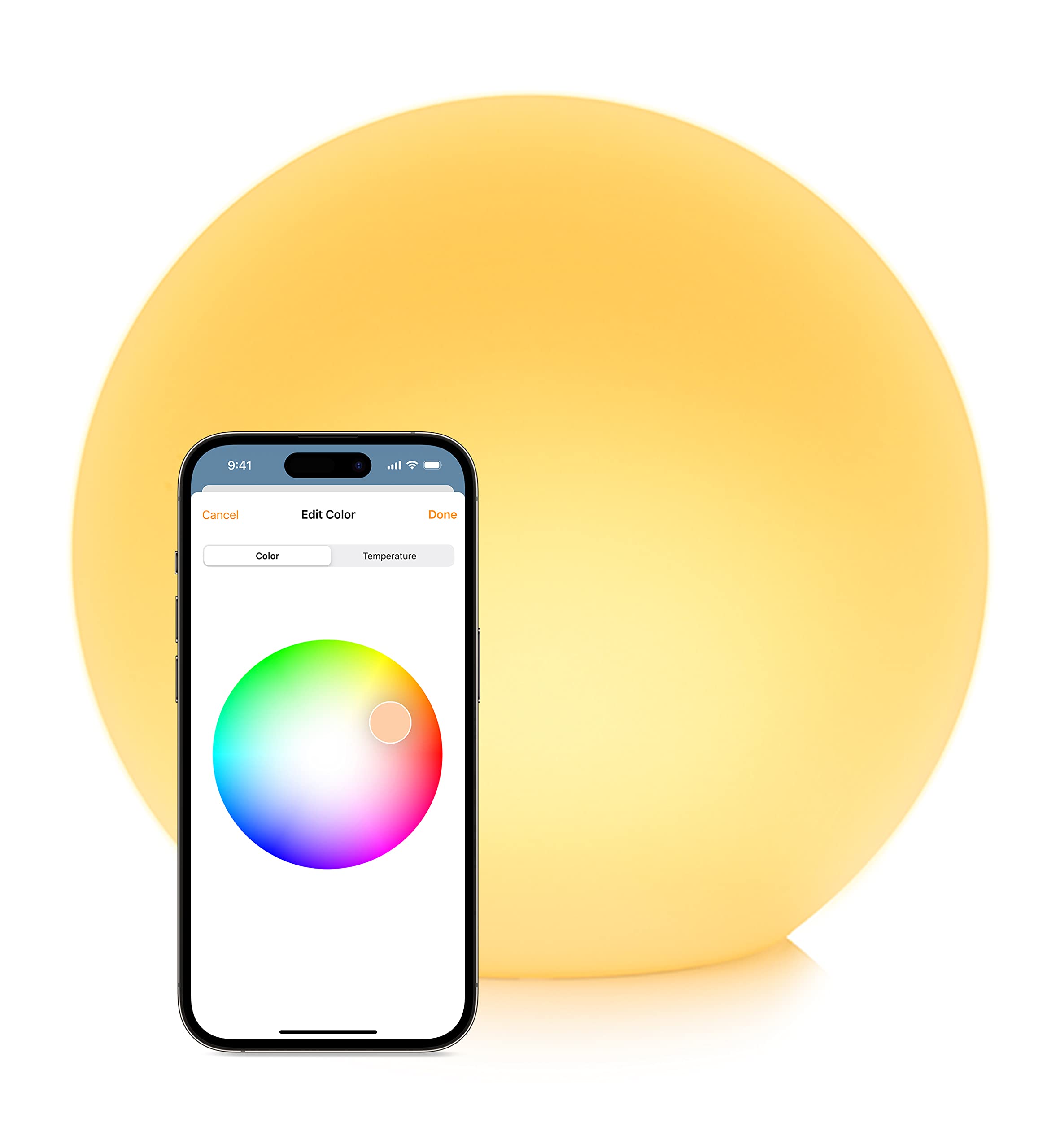 Eve Flare lampada LED portatile intelligente IP65