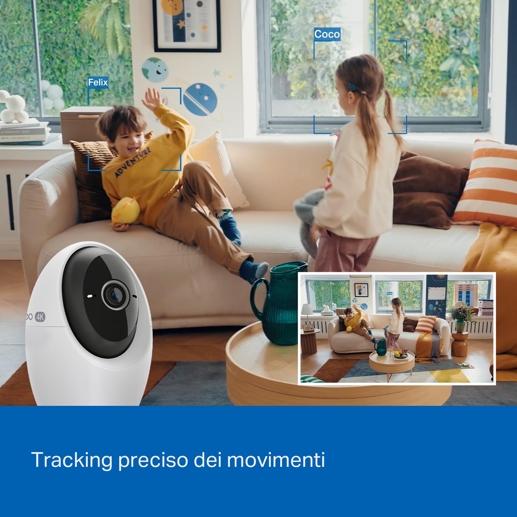 TP-Link Tapo C260 telecamera WiFi interno beige 4K