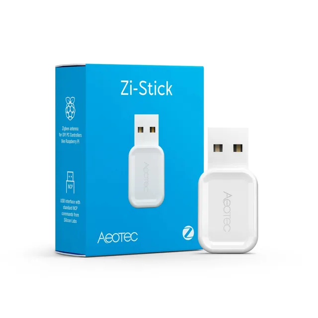 Aeotec Zi-Stick controller USB Zigbee 2.4 GHz per Home Assistant