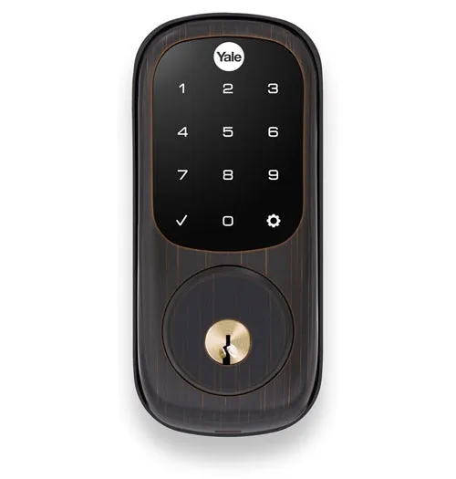 Yale YRD226ZW20BP serratura intelligente touchscreen bronzo