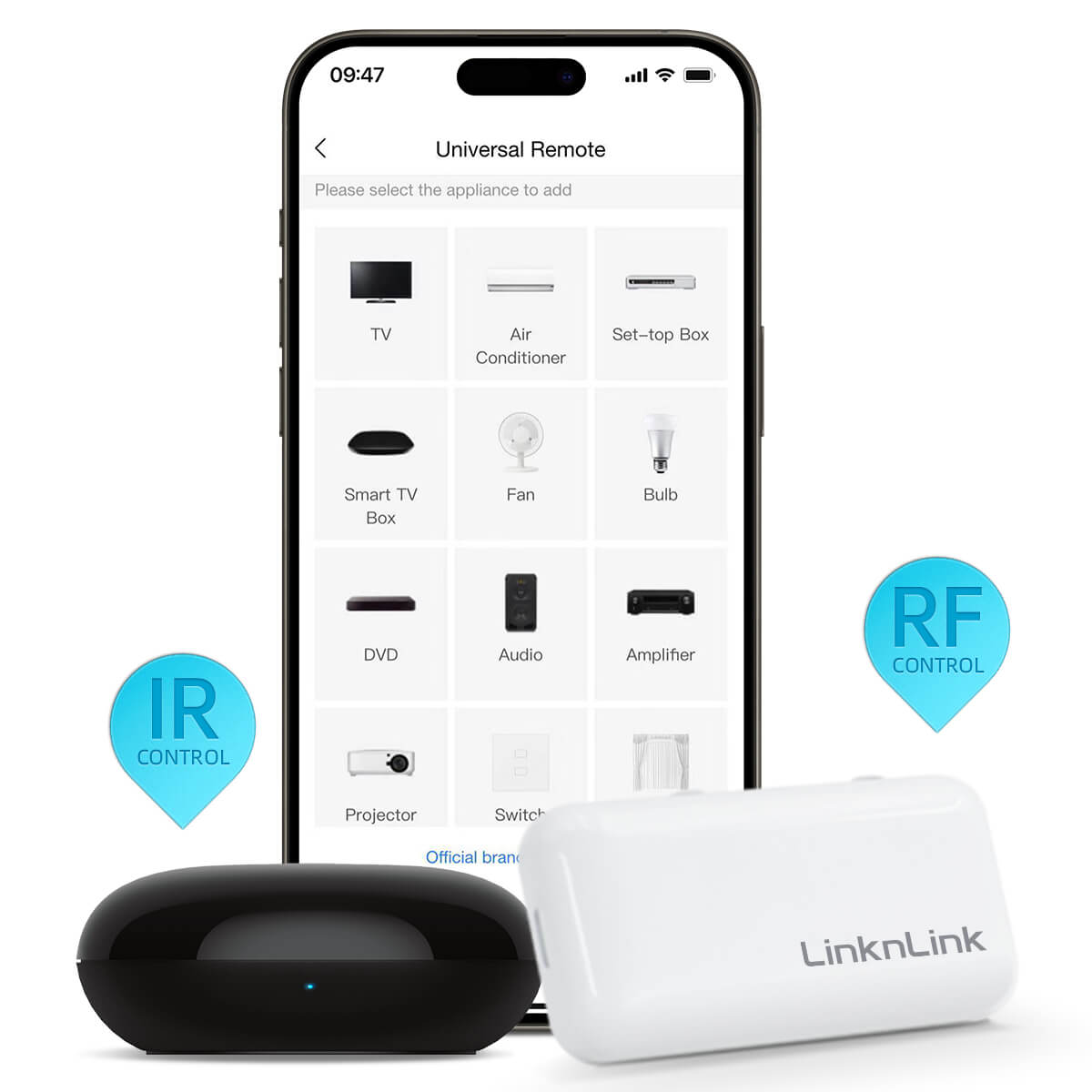 LinknLink eHome HA + 5 eRemote HA kit telecomando RF IR