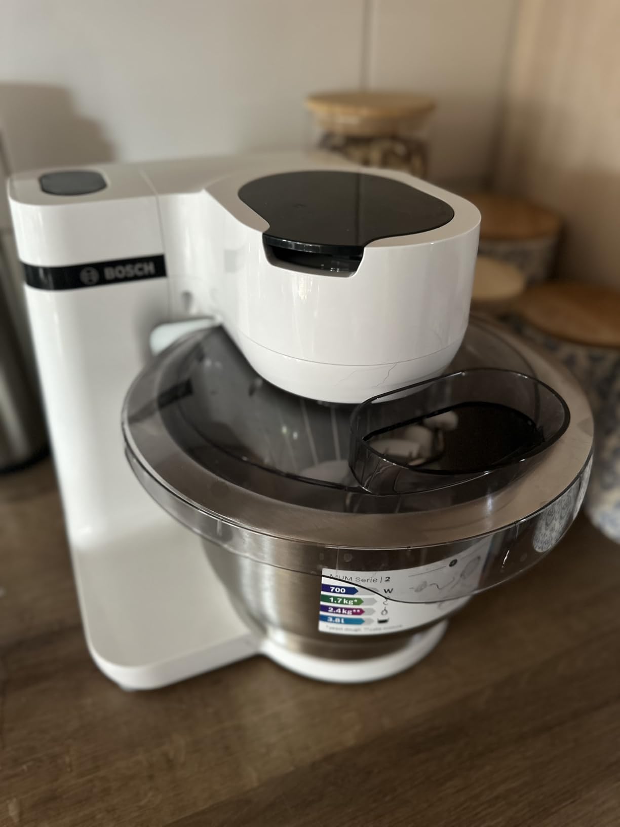 Bosch MUMS2EW00 Impastatrice Planetaria 3,8L Inox 700W