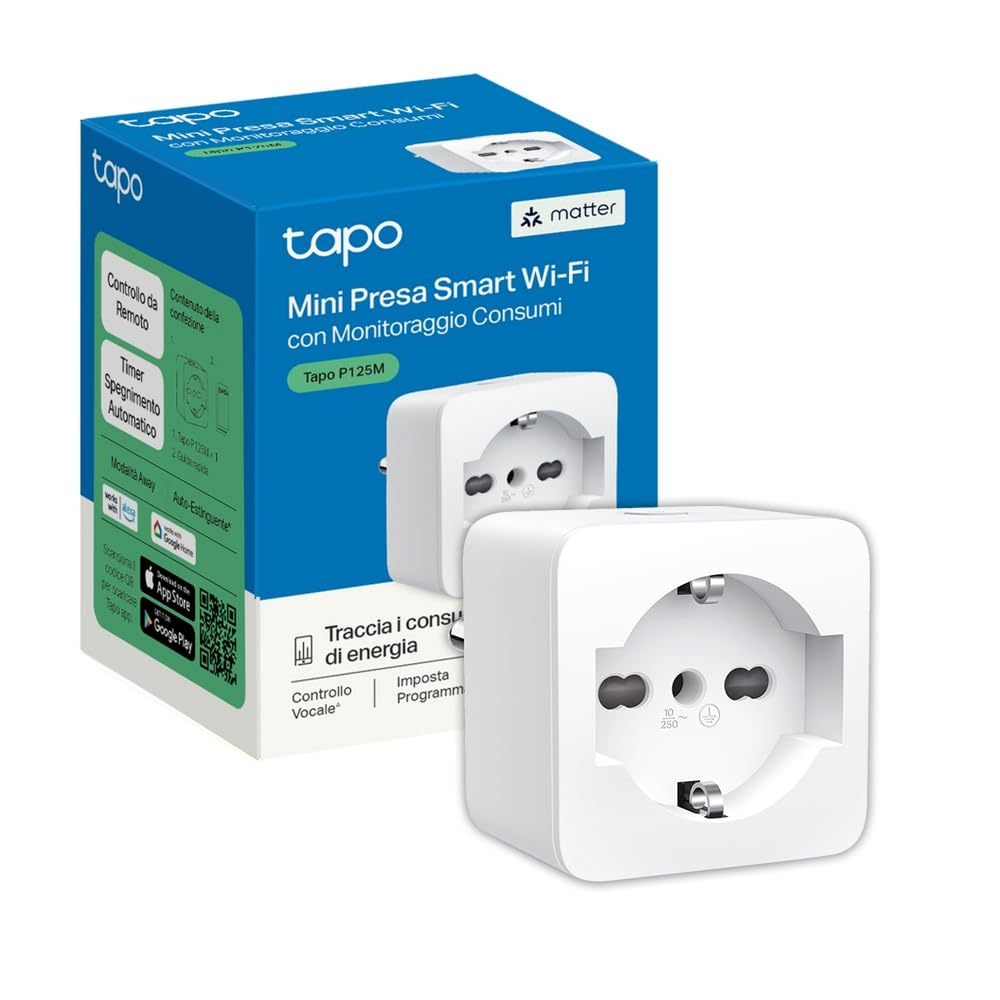 Tapo P125M presa smart monitoraggio consumi Matter