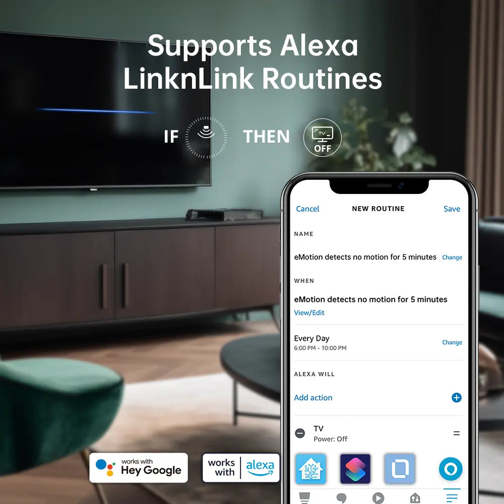 LinknLink eMotion sensore movimento radar WiFi 1 pezzo