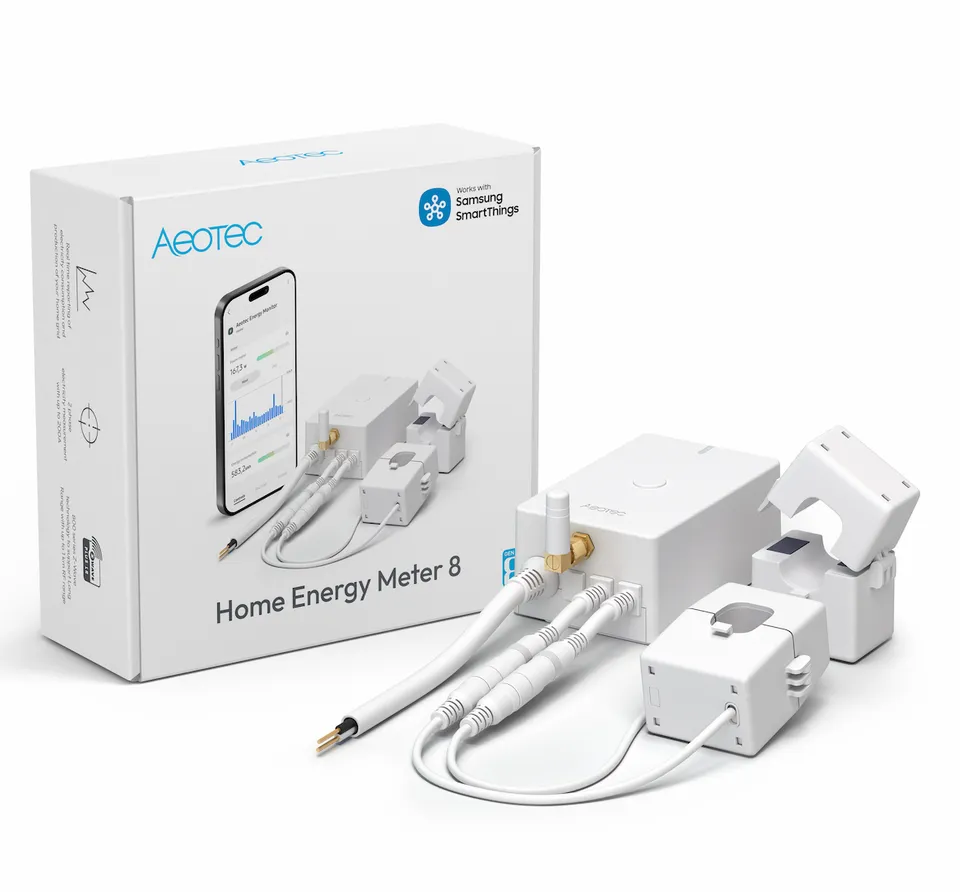Aeotec Home Energy Meter 8 misuratore 2 pinze 200A