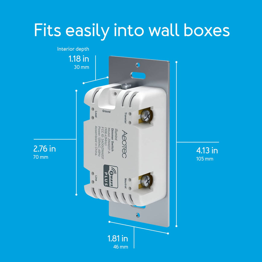 Aeotec Illumino ZWA037 Dimmer Smart Z-Wave 500W