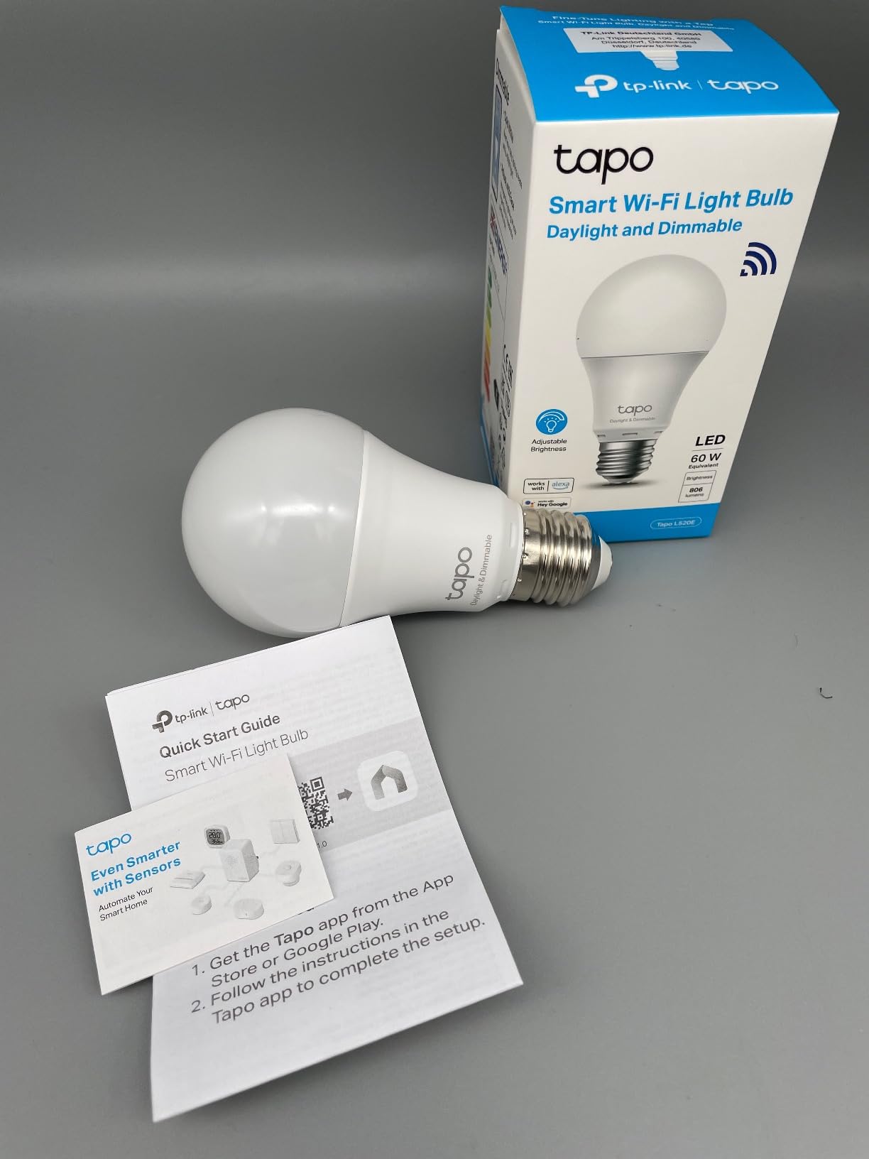 TP-Link Tapo L520E Lampadina Smart E27 Luce Neutra