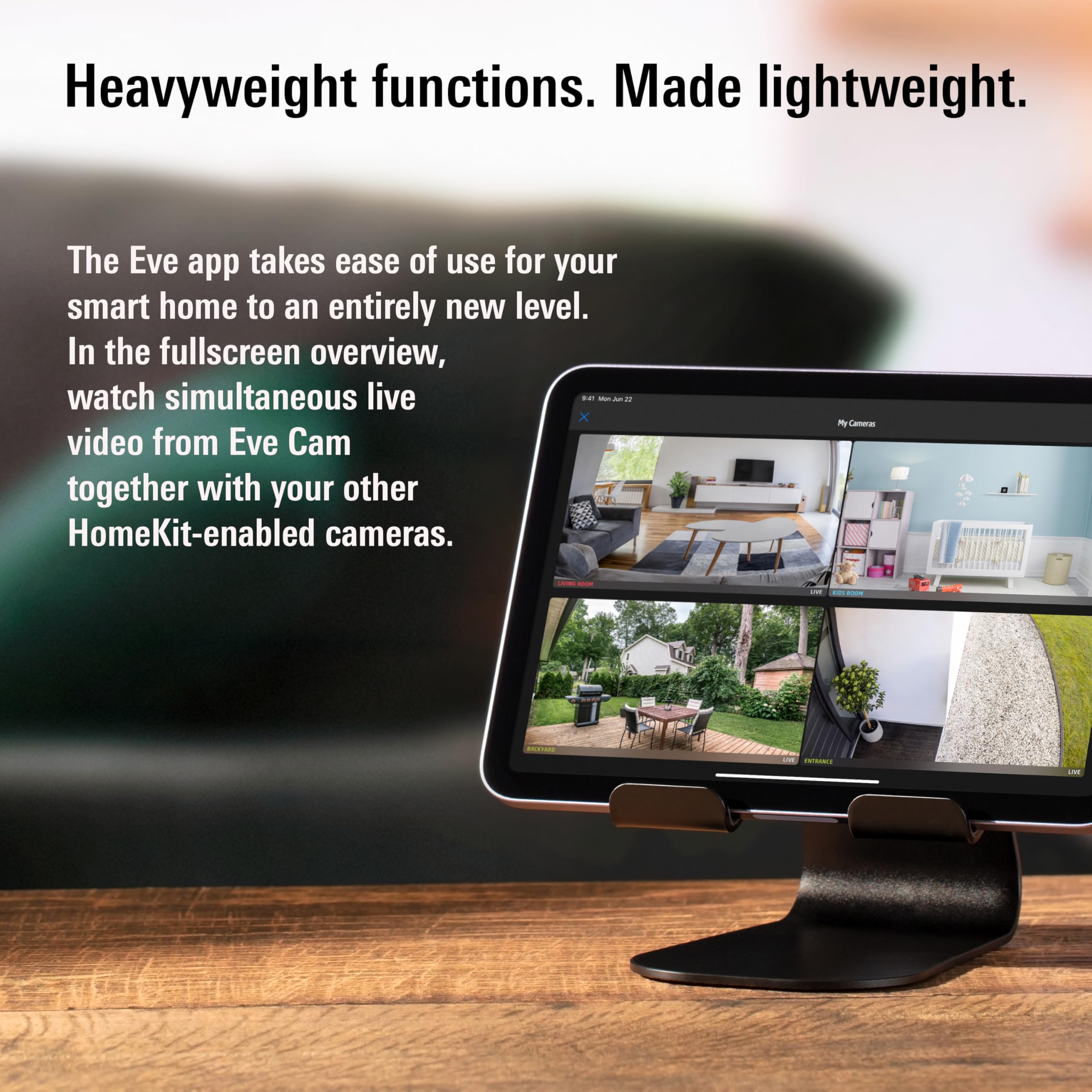 Eve Cam videocamera interna set 2 pezzi HomeKit