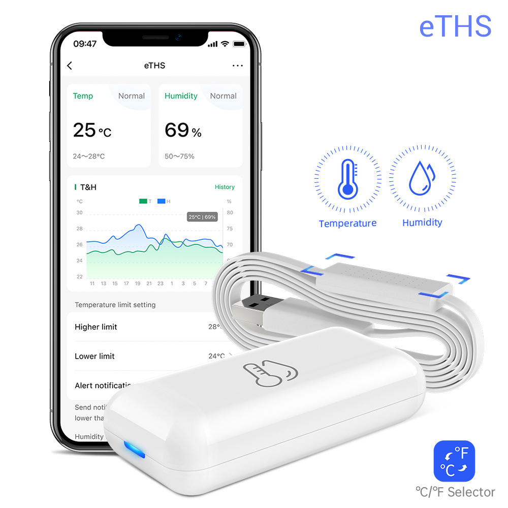 LinknLink eTHS sensore temperatura umidità WiFi