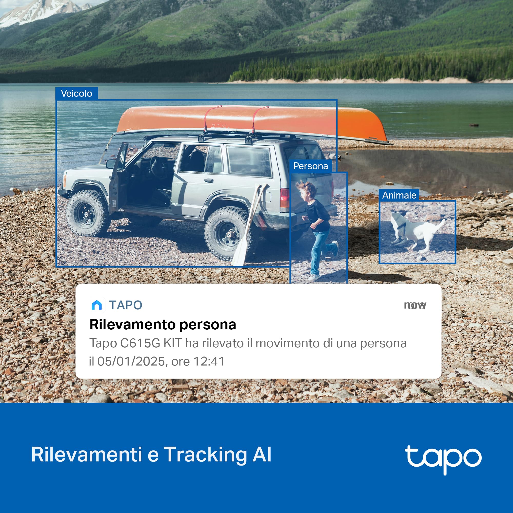 Tapo C615G Kit Telecamera 4G Solare Bianco Perla 2K