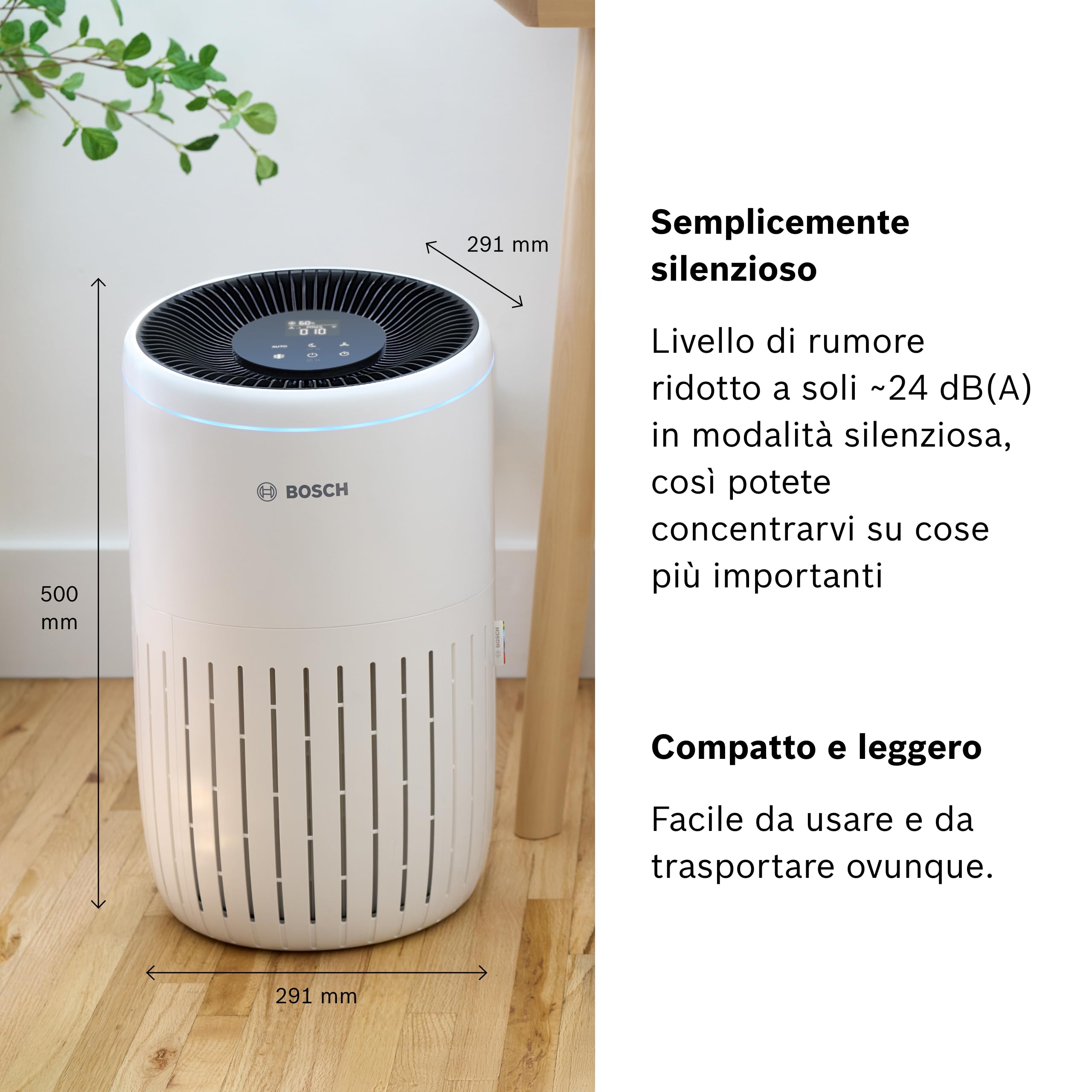 Bosch Air 4000i purificatore aria 62,5 m² HEPA