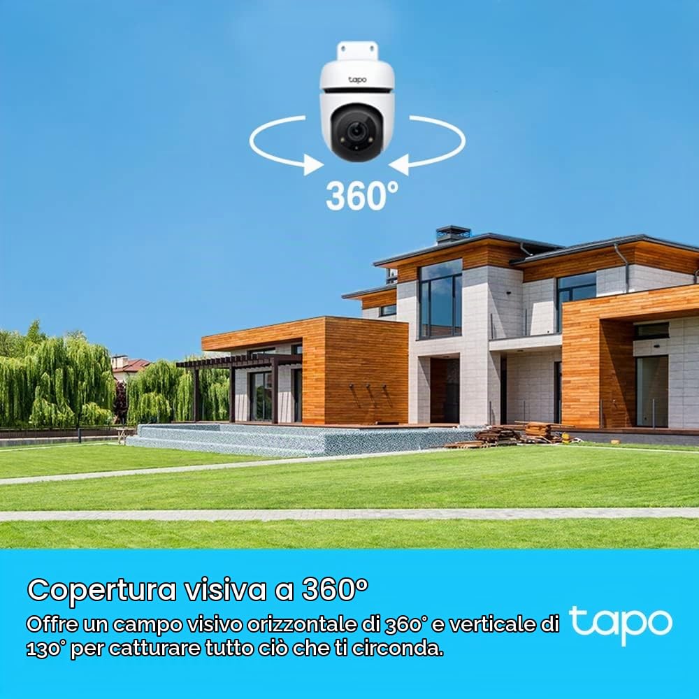 Tapo C500 Telecamera Esterno 360° 1080p Ricondizionata