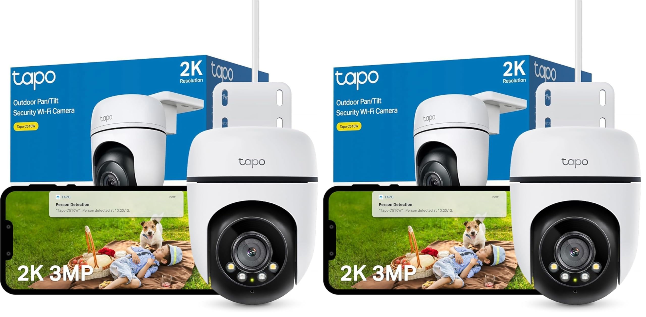 Tapo C510W telecamera esterno WiFi 2K 360° ricondizionata IP65
