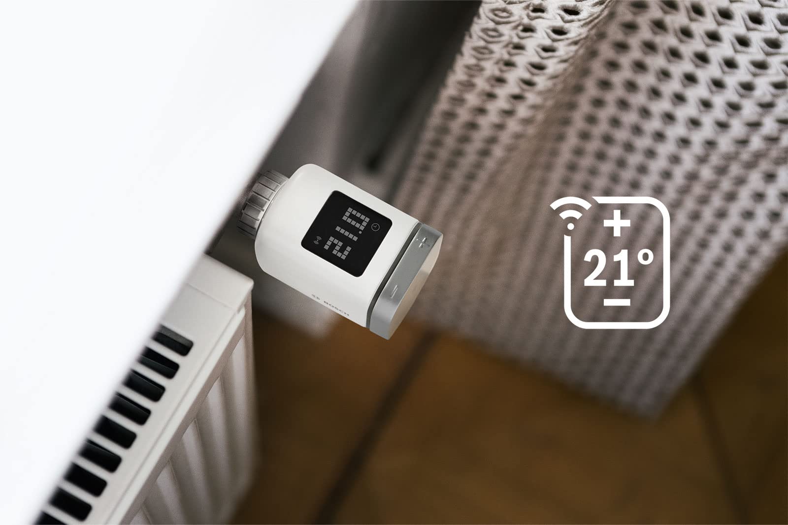 Bosch Smart Home kit riscaldamento 2 termostati radiatore II + sensore
