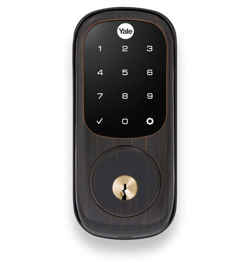 Yale YRD226ZW20BP serratura intelligente touchscreen bronzo