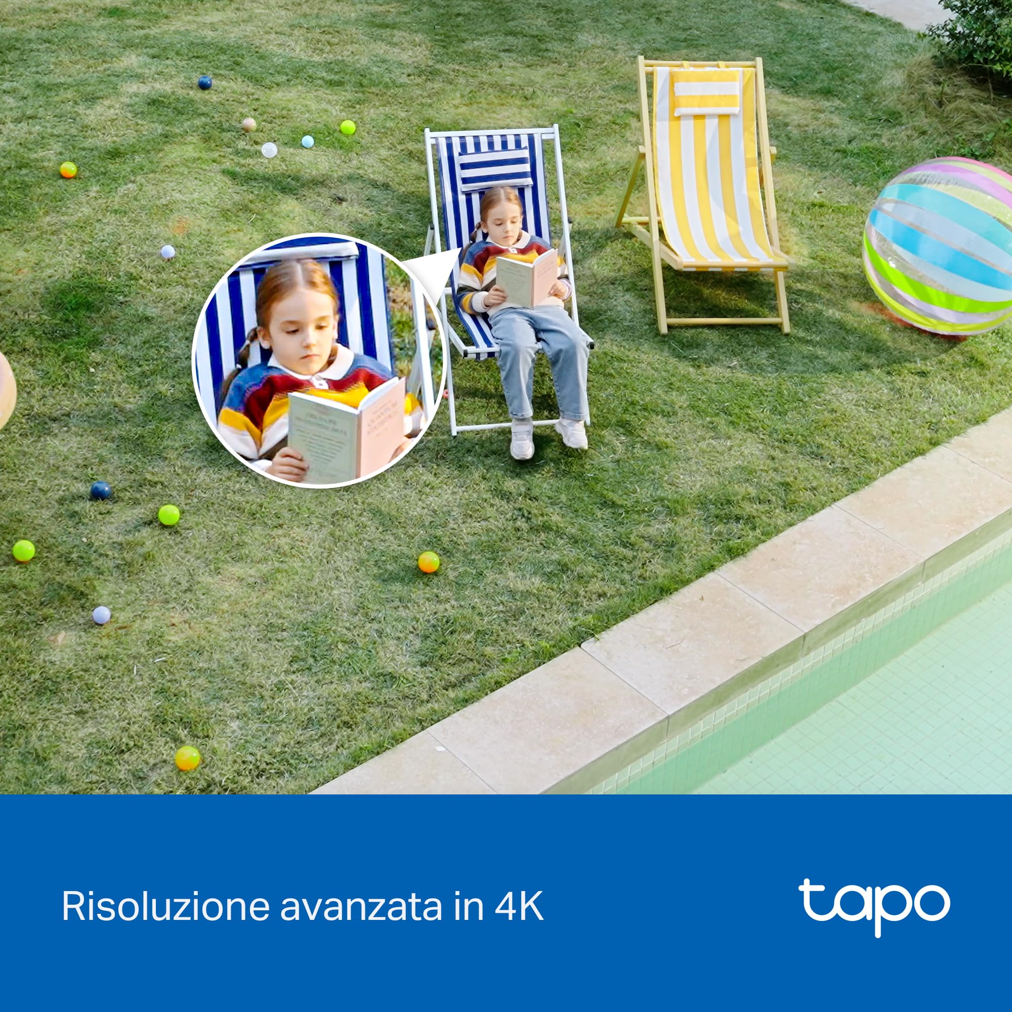 Tapo C560WS Telecamera Esterno Pan-Tilt 4K Wi-Fi 6