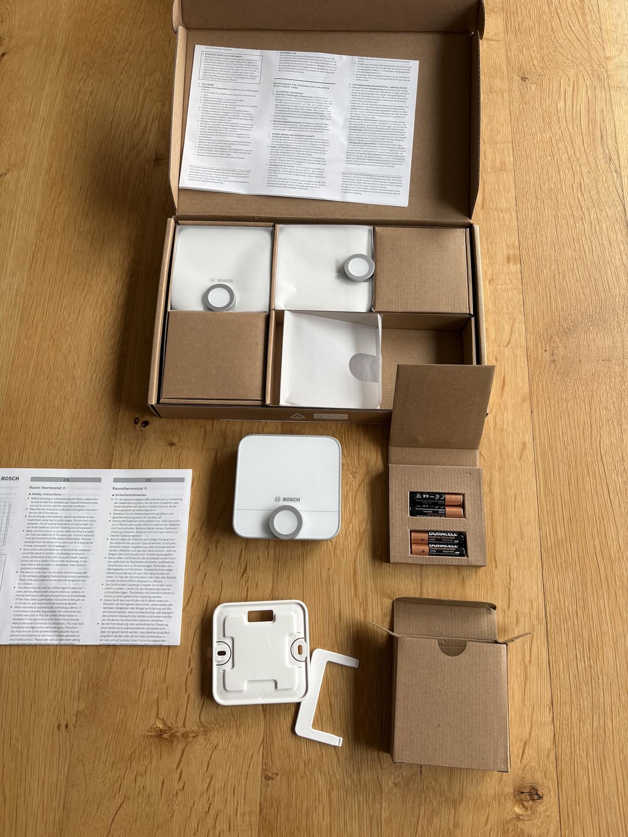 Bosch Termostato Ambiente II termostato set 3 pezzi umidità