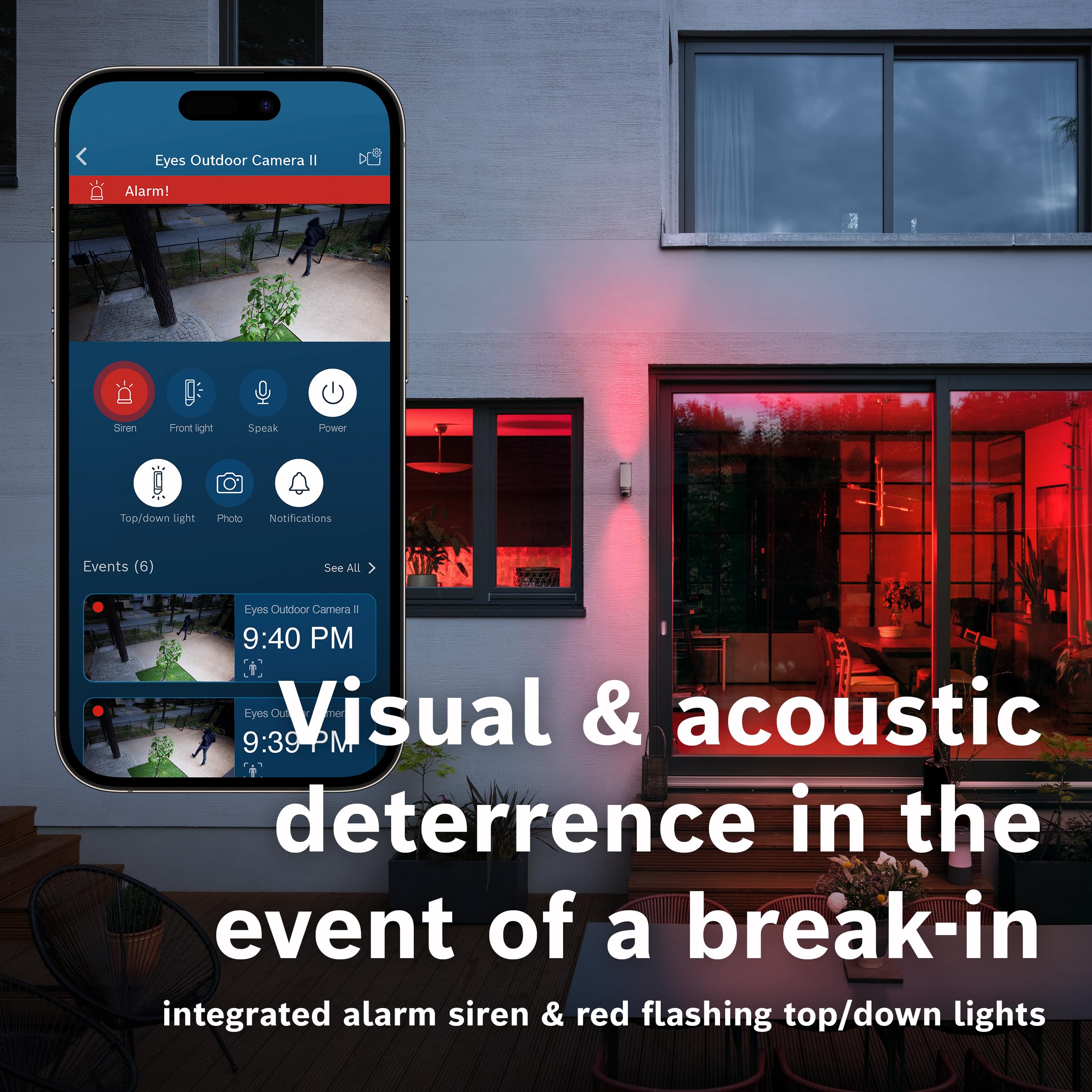 Bosch Smart Home Videocamera per esterni II telecamera argento Full-HD