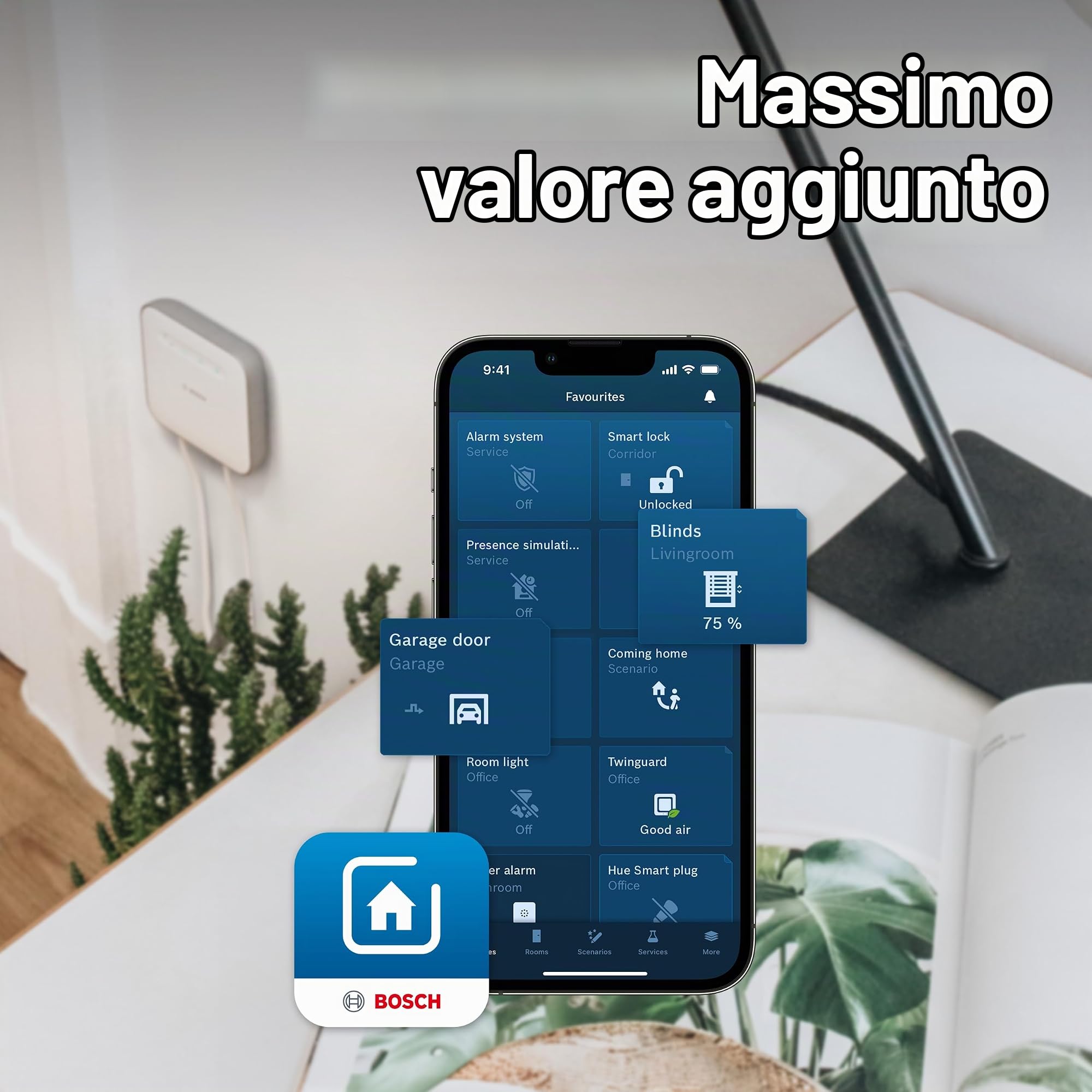 Bosch Smart Home interruttore a parete per attuatori smart