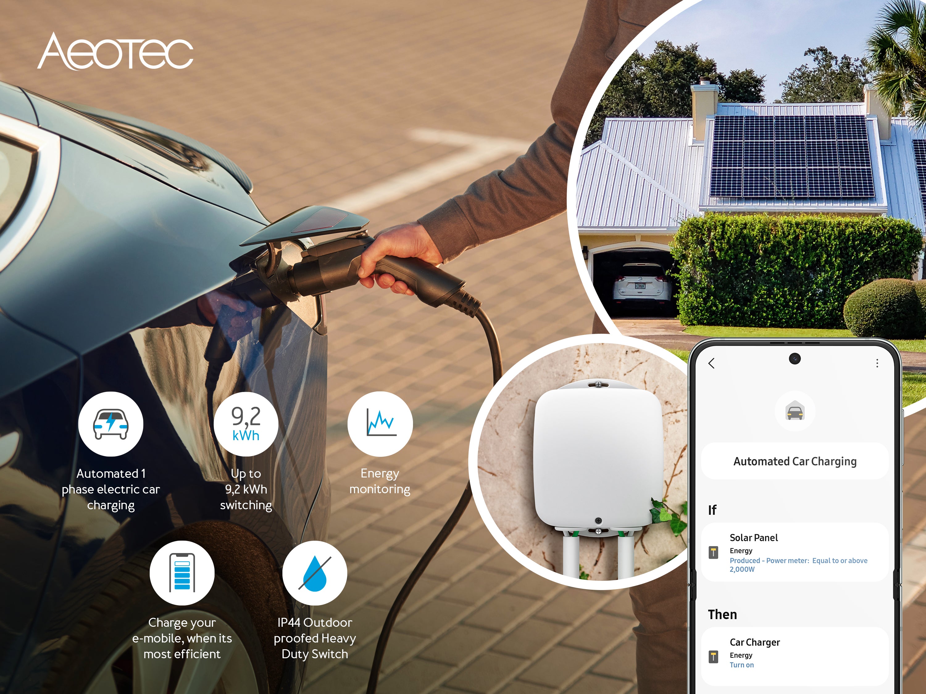 Aeotec Heavy Duty Outdoor Smart Switch Gen5 interruttore esterno
