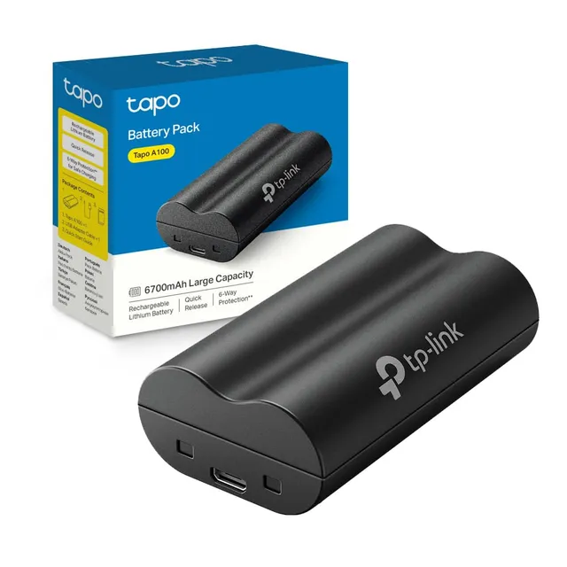 Tapo A100 Batteria Ricaricabile 6700mAh Ioni Litio