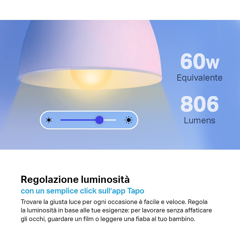 Tapo L530E lampadina smart E27 1 pz multicolore