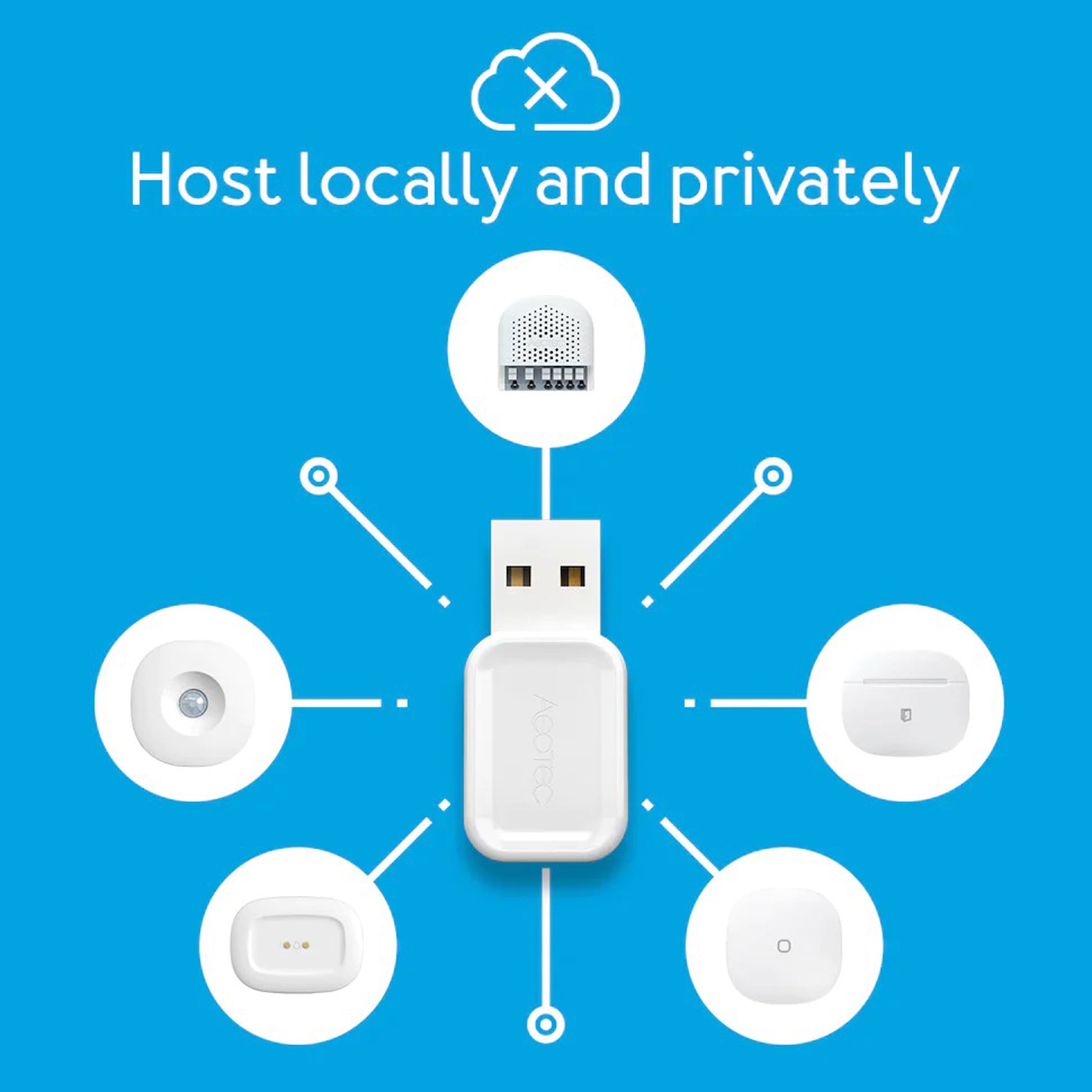 Aeotec Zi-Stick controller USB Zigbee 2.4 GHz per Home Assistant