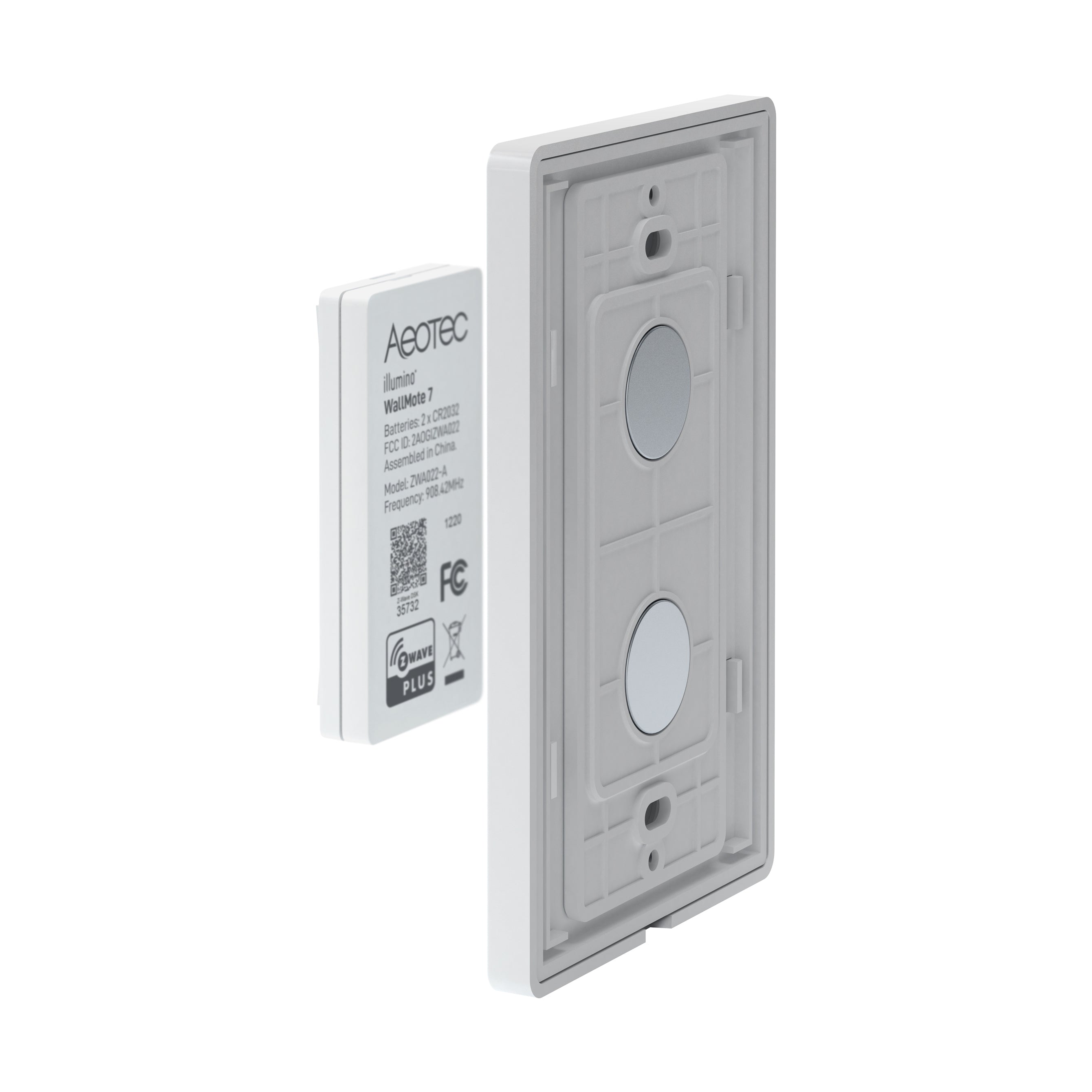 Aeotec WallMote 7 telecomando parete Z-Wave a batteria
