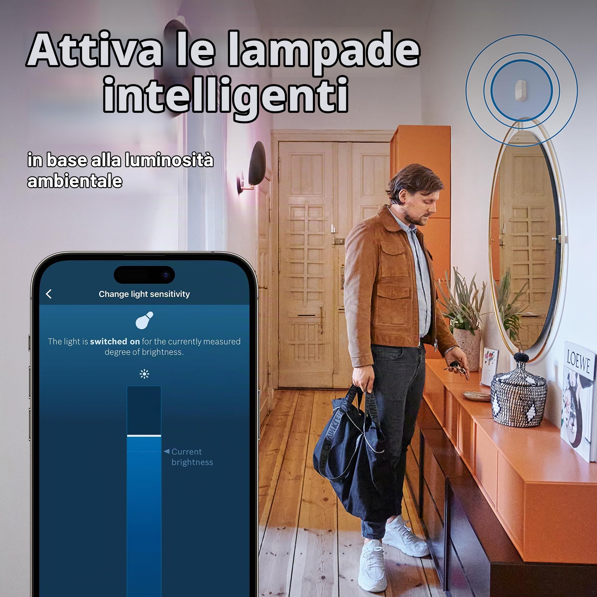 Bosch Smart Home II +M sensore movimento 13 m IP55