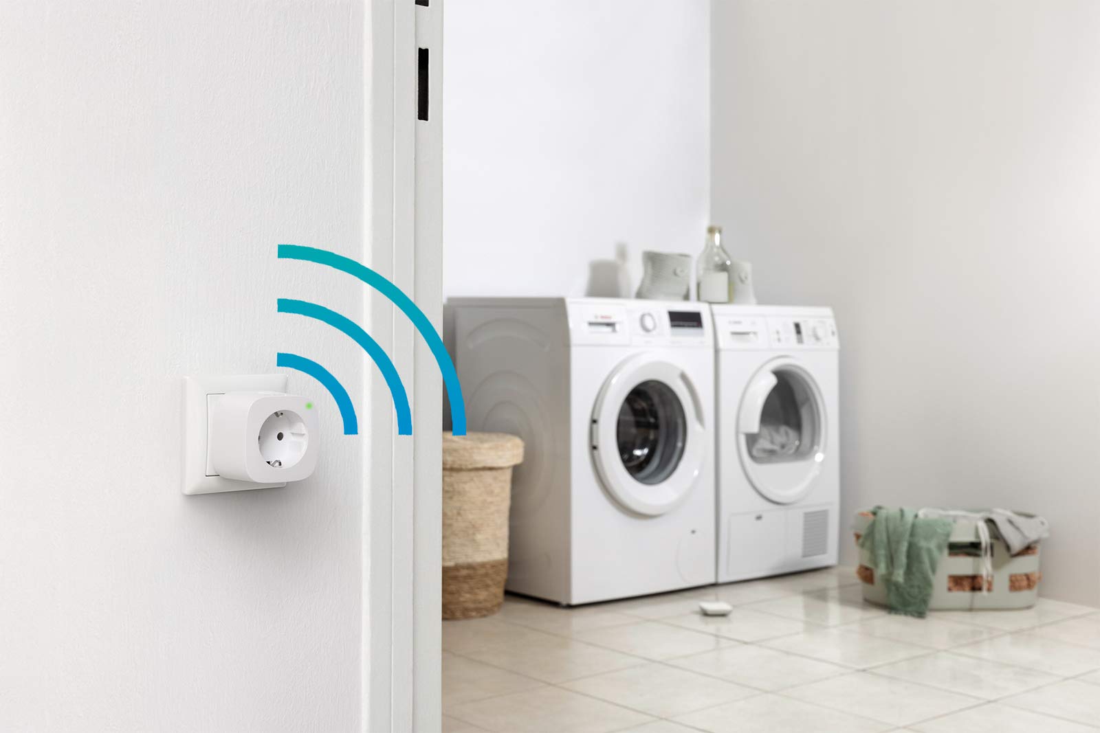 Bosch Smart Home 8750001345 sensore perdite acqua kit presa
