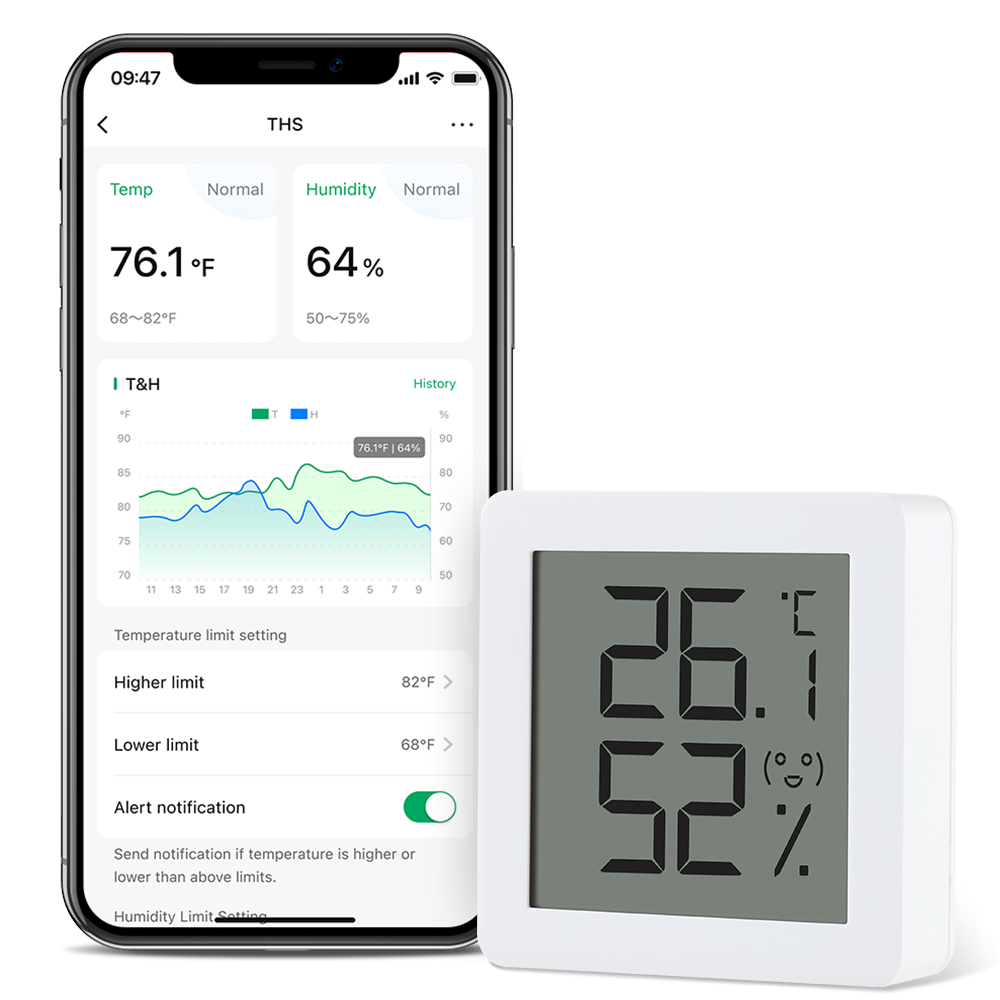 LinknLink eTHS2 sensore temperatura umidità Bluetooth