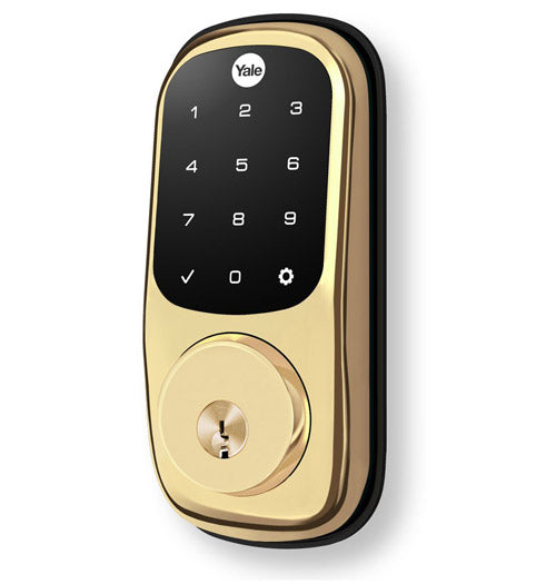 Yale YRD226ZW2P05 serratura smart tastiera ottone lucido