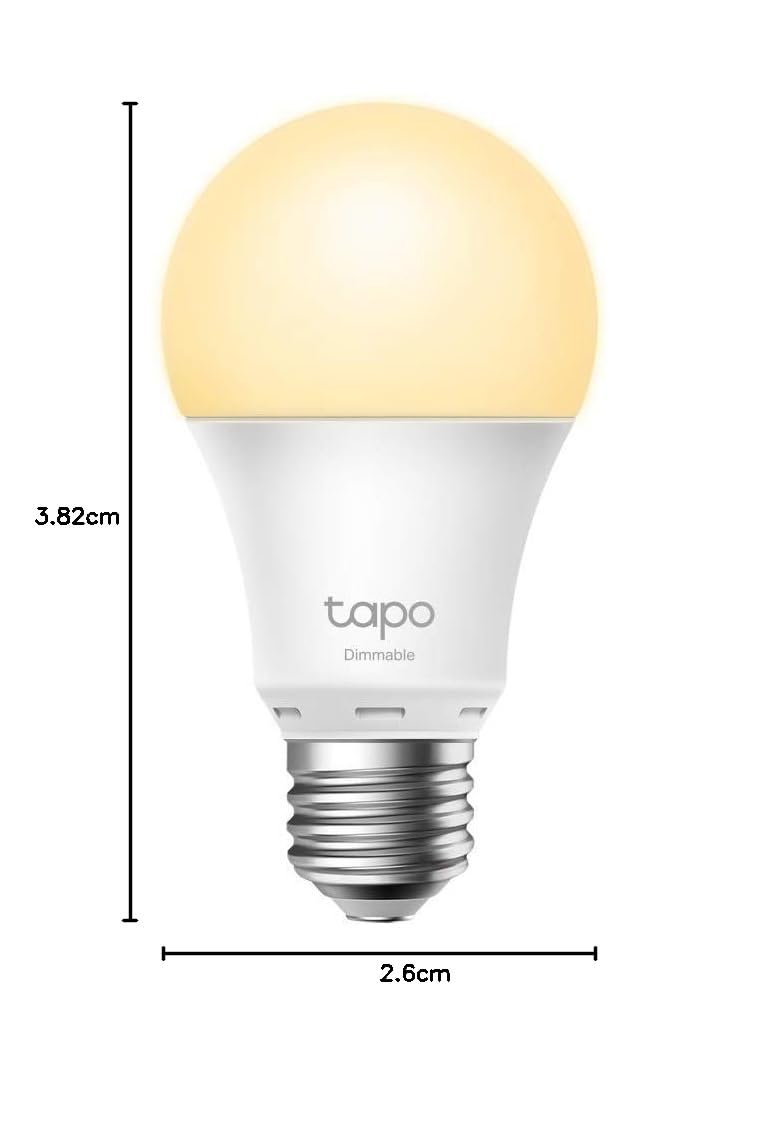 Tapo L510E lampadina smart WiFi E27 1 pz luce calda dimmerabile