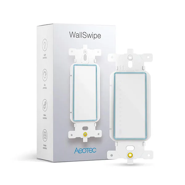 Aeotec WallSwipe ZW158 pannello controllo dimmer e tende