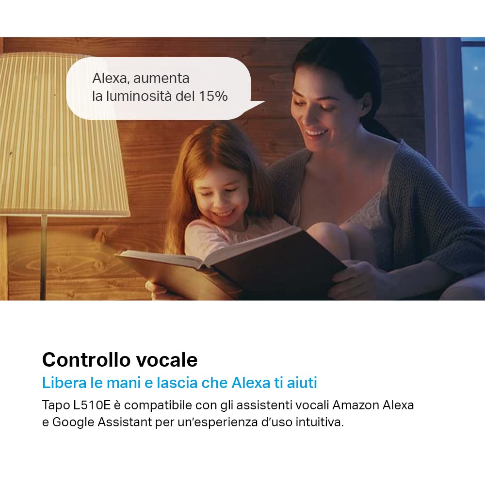 Tapo L510E lampadina E27 luce calda 2 pezzi dimmerabile