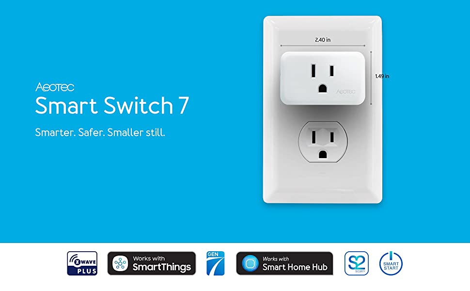 Aeotec Smart Switch 7 ZWA023 presa smart Z-Wave 15A