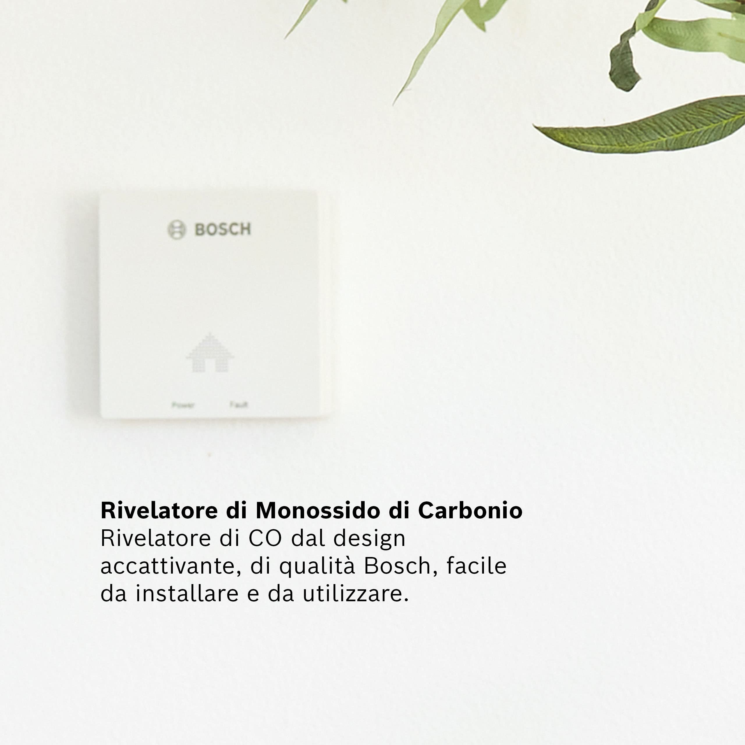 Bosch D-CO rilevatore monossido carbonio batteria 8 anni