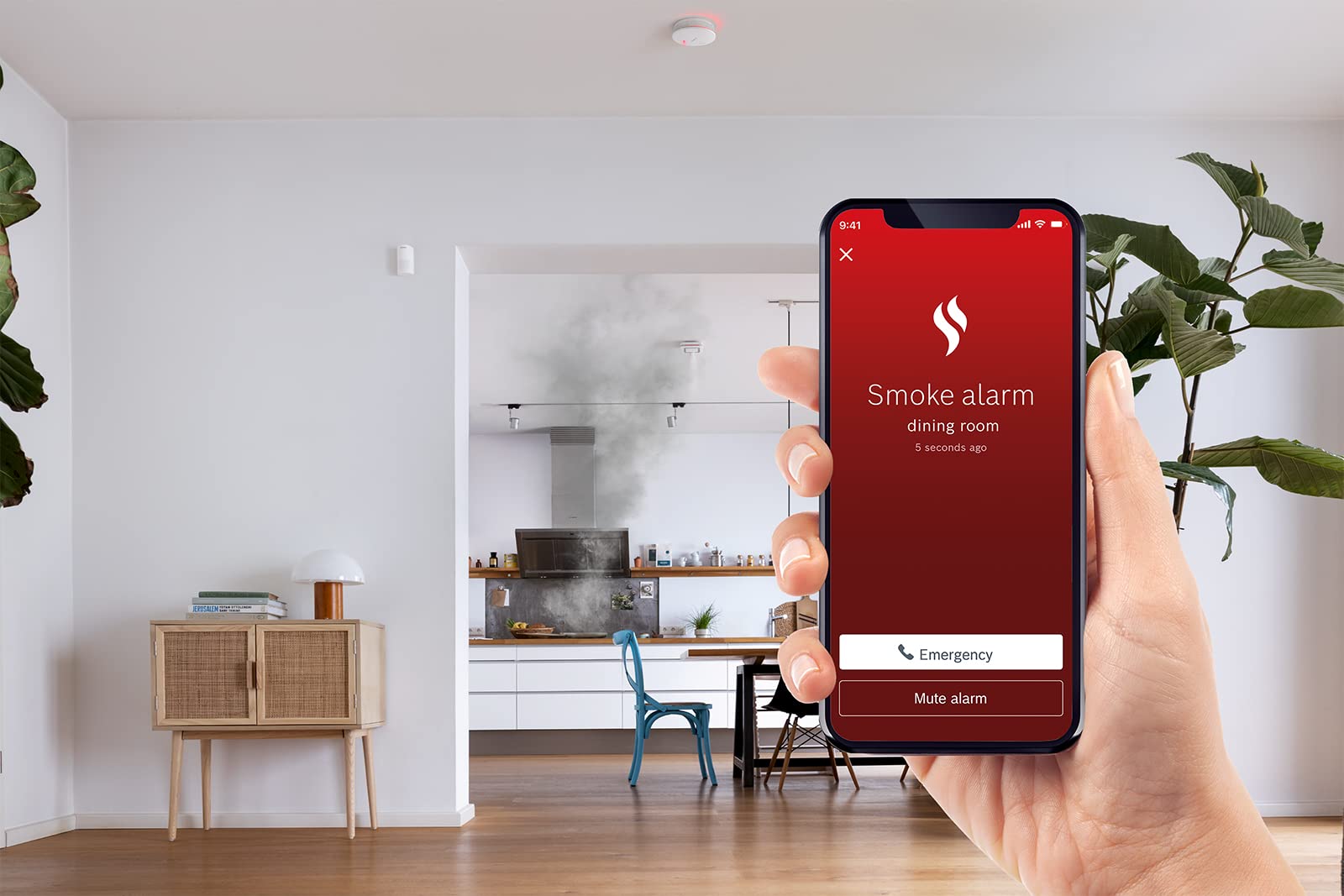 Bosch Smart Home Rilevatore Fumo II Set 3 Pezzi