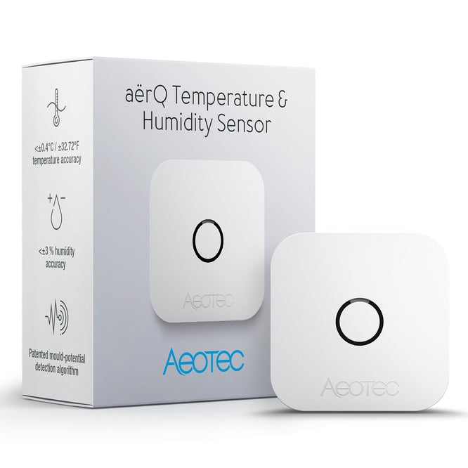 Aeotec aërQ sensore temperatura umidità Z-Wave