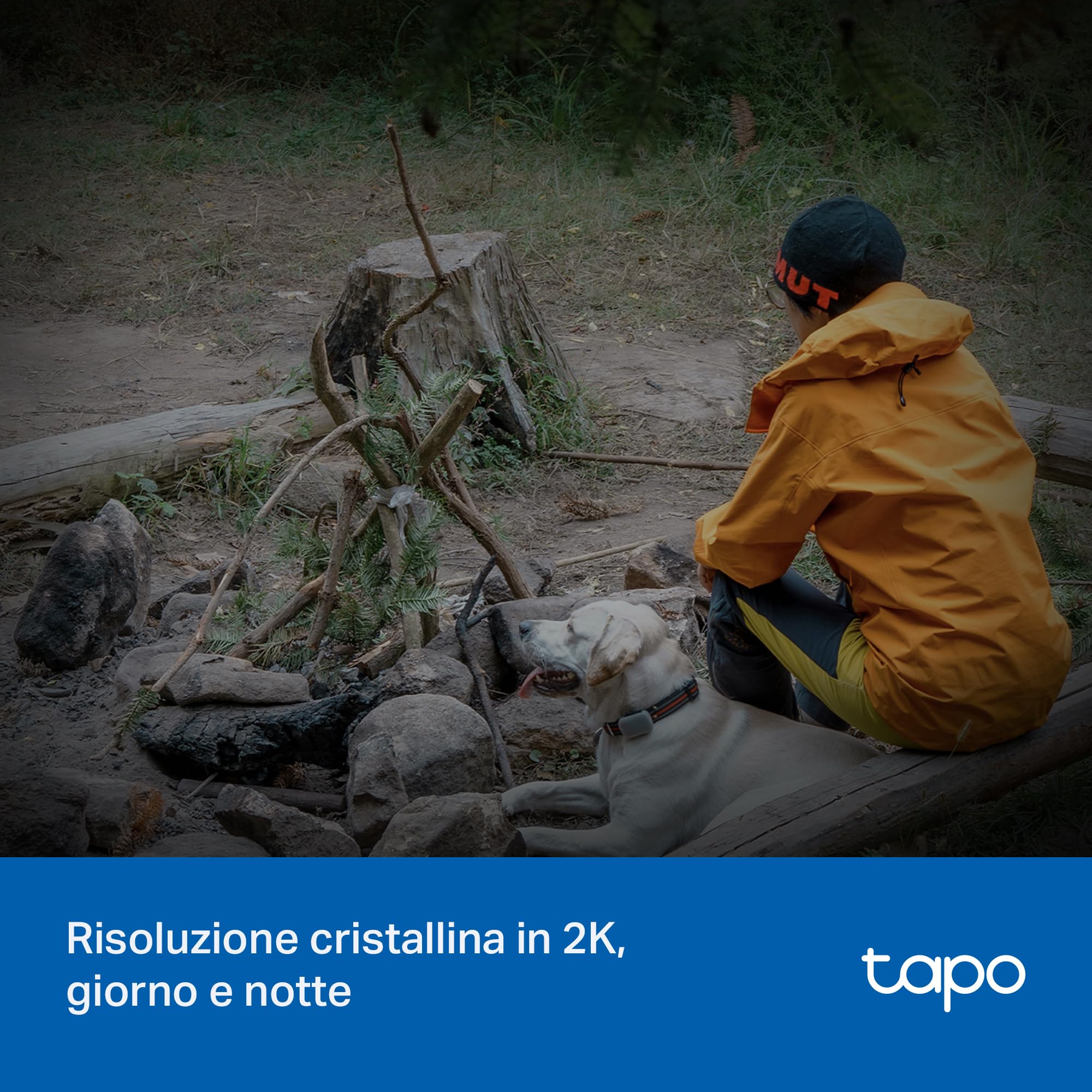 Tapo C615G Kit Telecamera 4G Solare Bianco Perla 2K