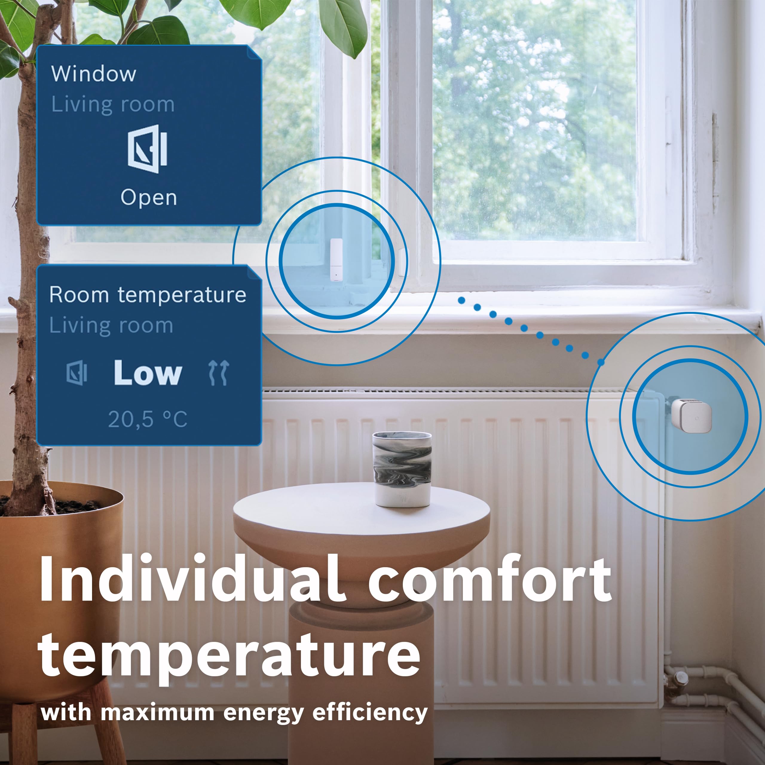 Bosch Smart Home II +M Termostato Radiatore Set 3 Pezzi