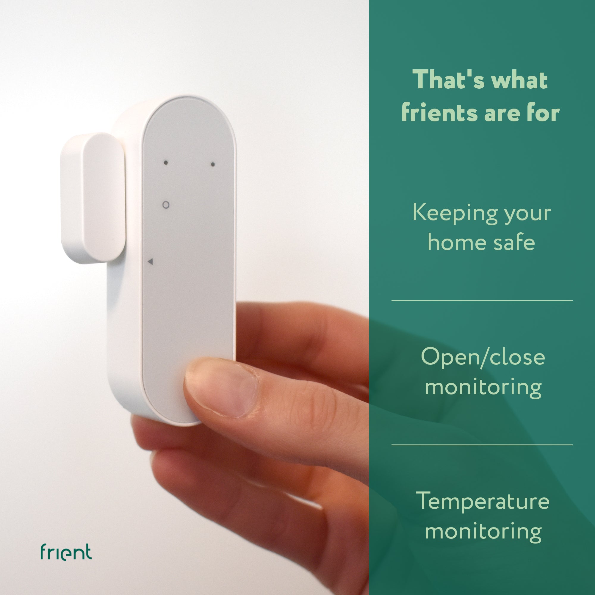 frient Entry Sensor 2 Pro sensore porta finestra Zigbee con temp