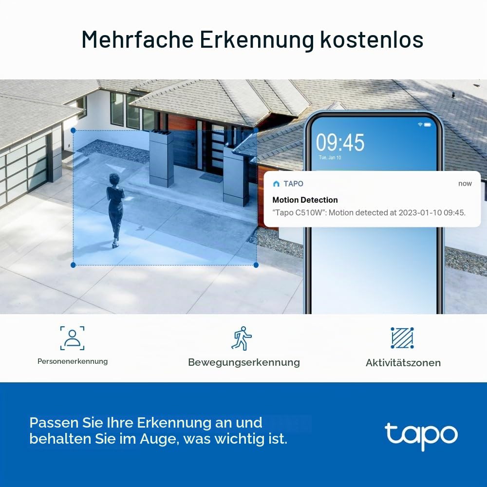 Tapo C510W telecamera esterno WiFi 2K 360° ricondizionata IP65