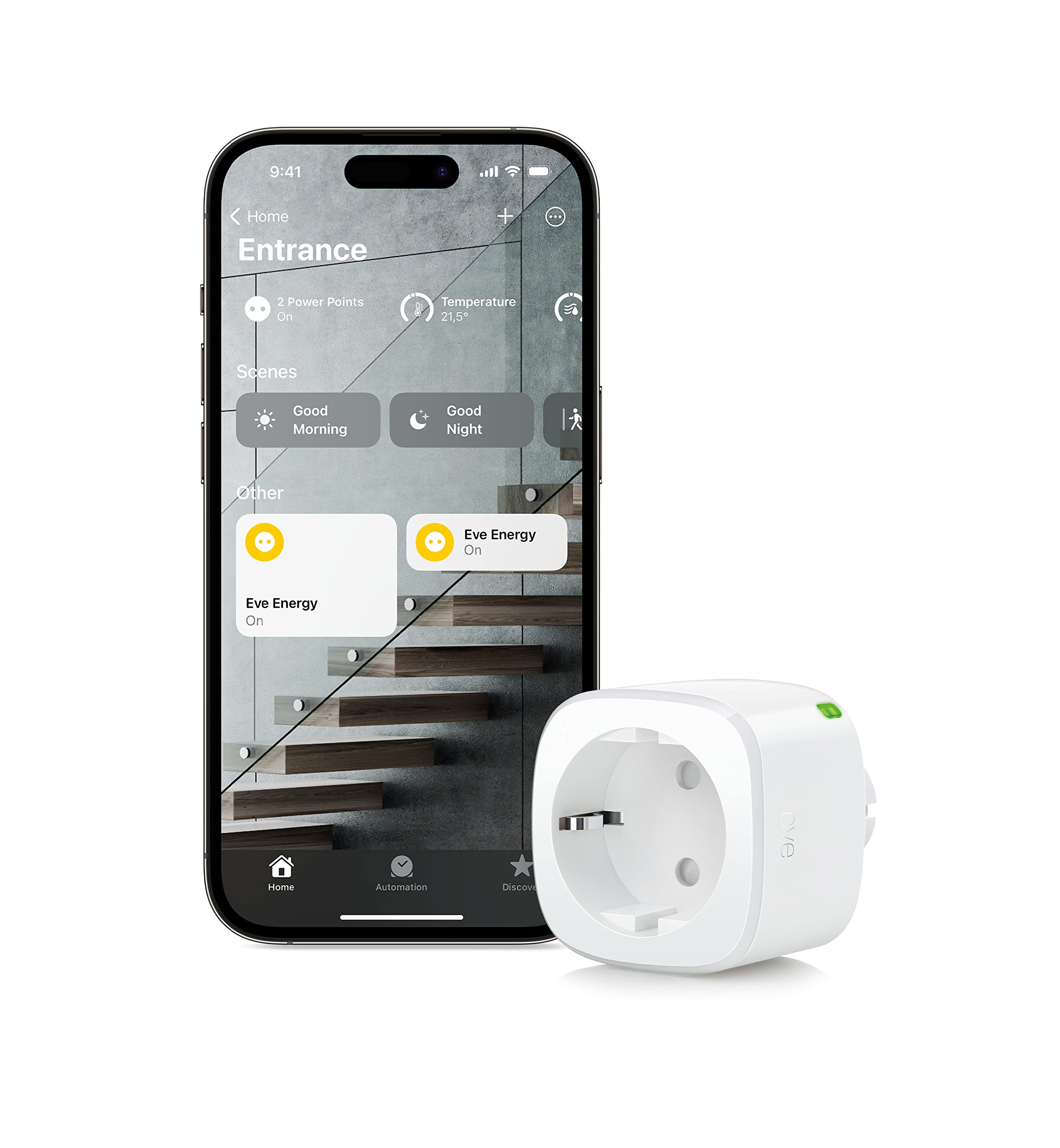 Eve Energy Matter presa intelligente monitoraggio consumi pack 4