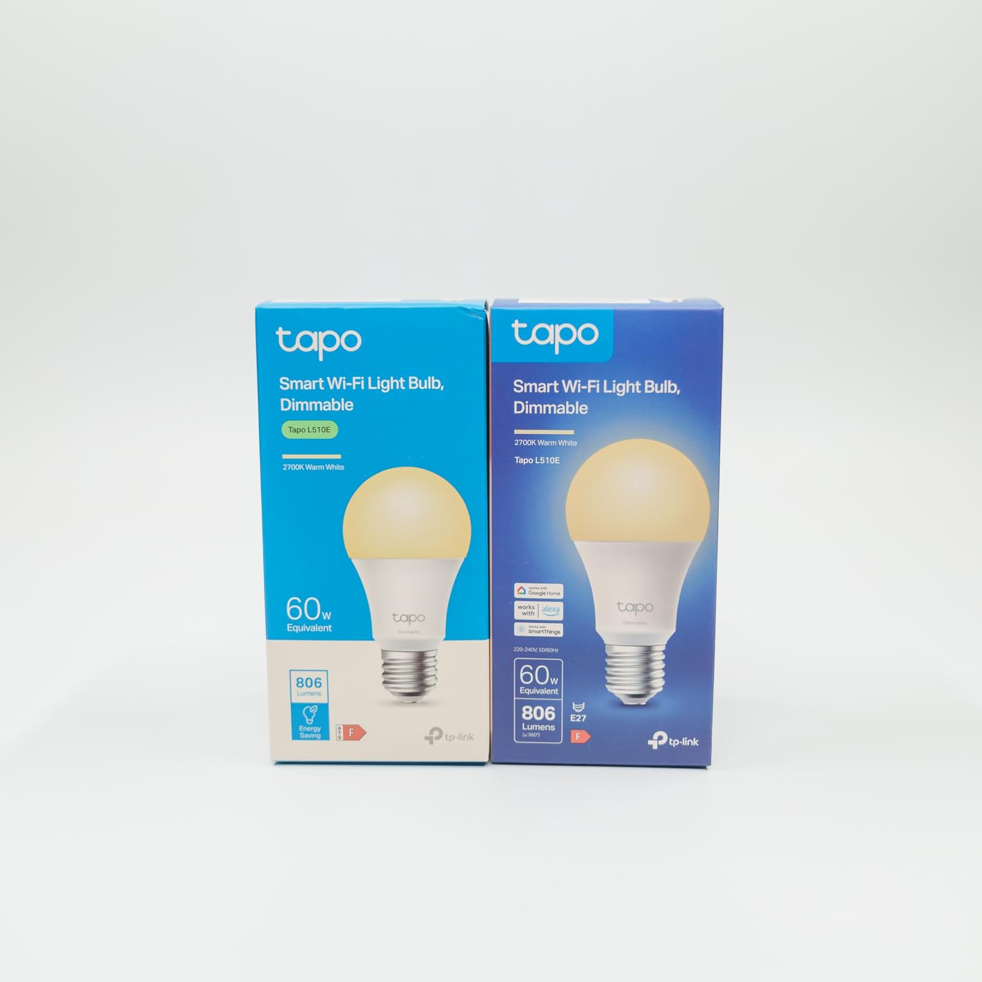 Tapo L510E lampadina smart WiFi E27 1 pz luce calda dimmerabile