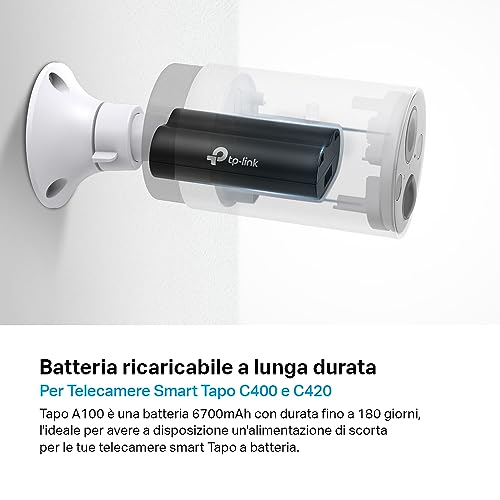 Tapo A100 Batteria Ricaricabile 6700mAh Ioni Litio
