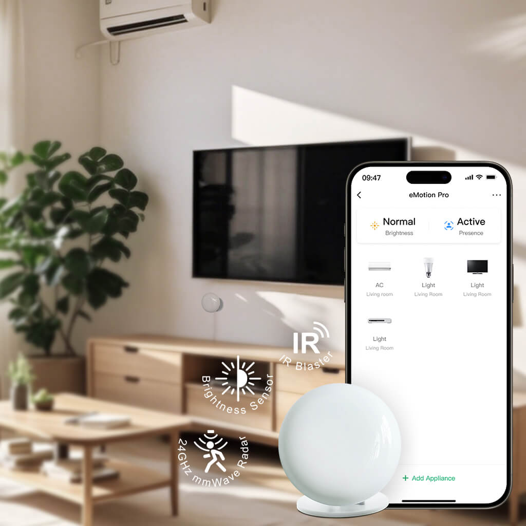 LinknLink eHome HA + 5 eMotion Pro kit presenza WiFi